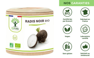Radis noir bio gélules -  Bioptimal Bioptimal Complément alimentaire infusion.organic