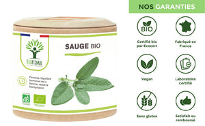 Sauge bio gélules -  Bioptimal Bioptimal Complément alimentaire infusion.organic