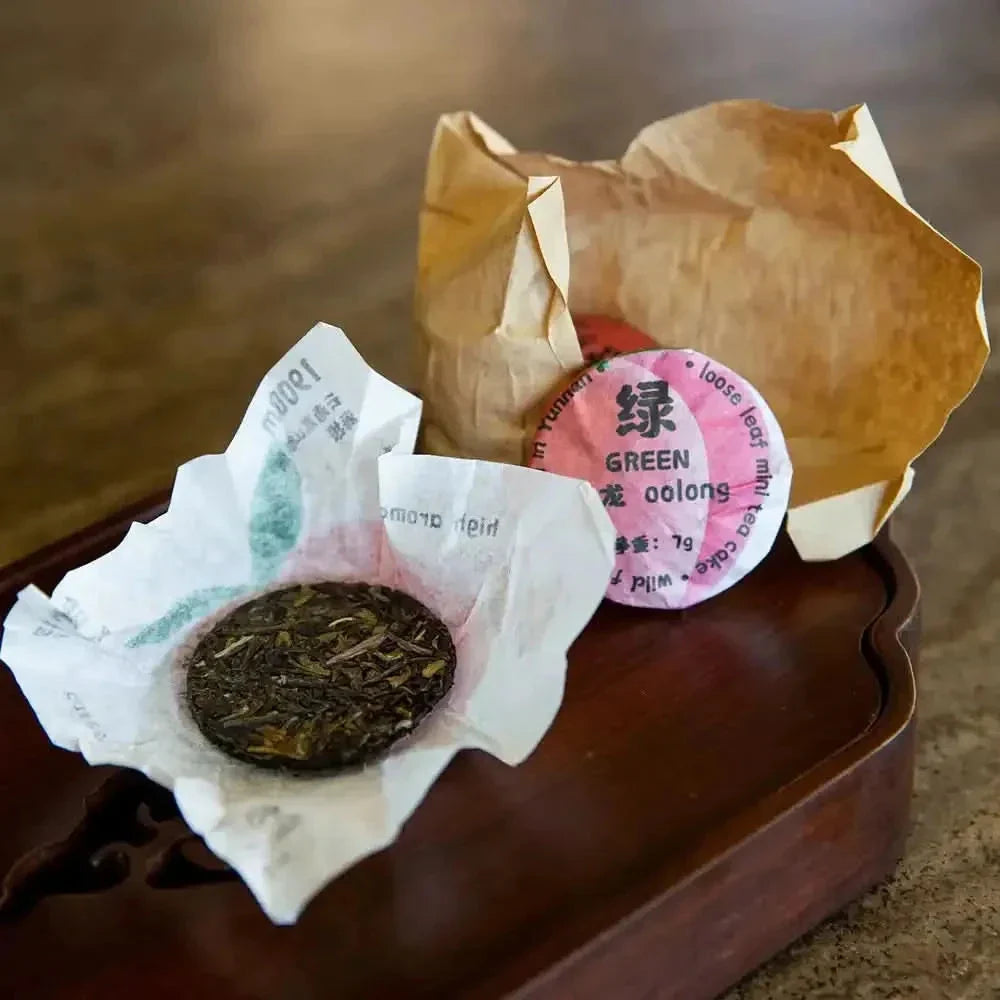 Oolong Tea Mini Green Cakes 49 g - Oolong Tea - Oolong Tea - infusion.organic