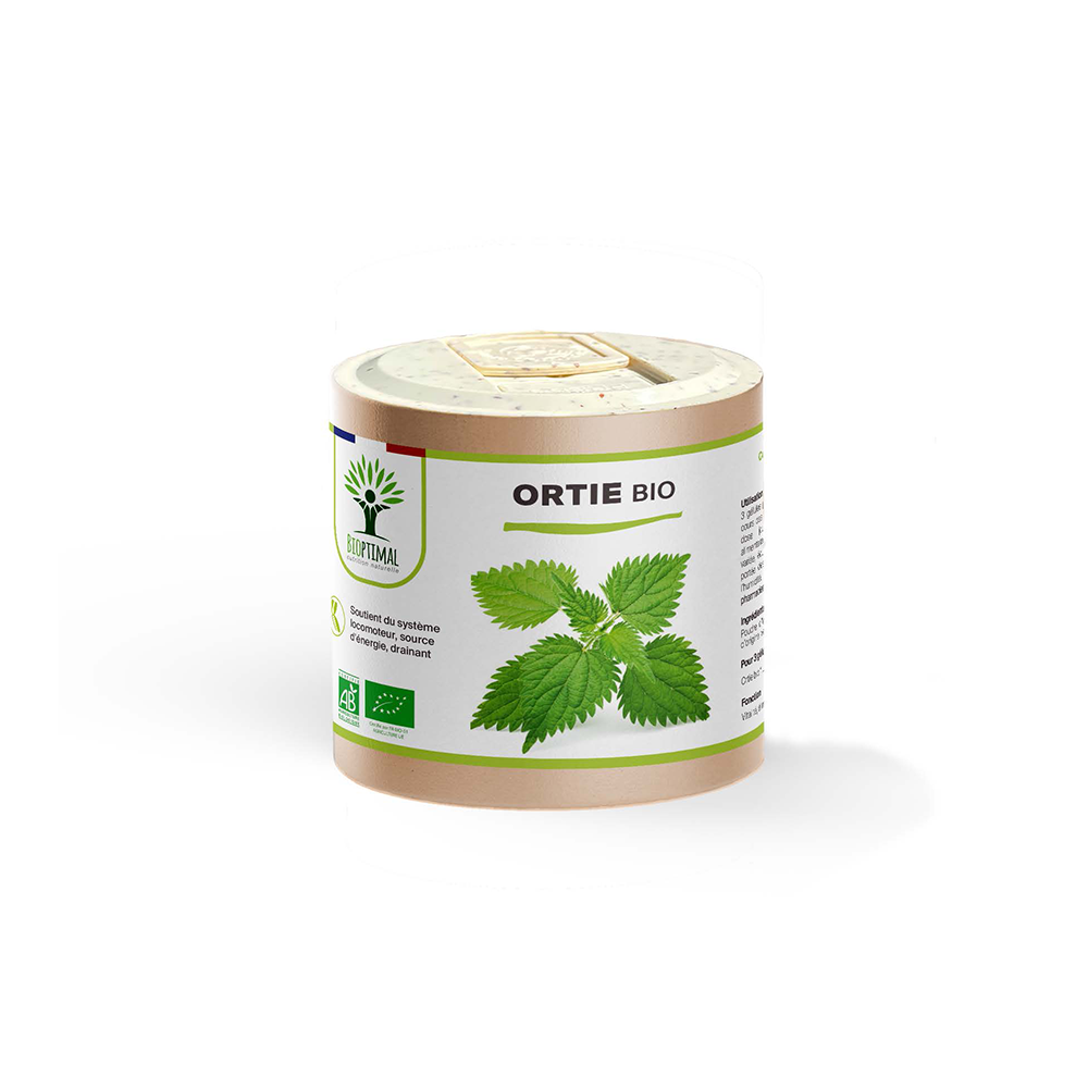 Ortie bio gélules -  Bioptimal Bioptimal Complément alimentaire infusion.organic