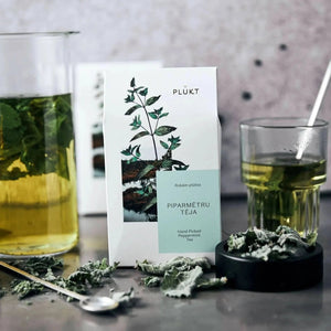 Peppermint Tea -  whole loose leaves, Nordic mint-Plūkt-infusion.organic
