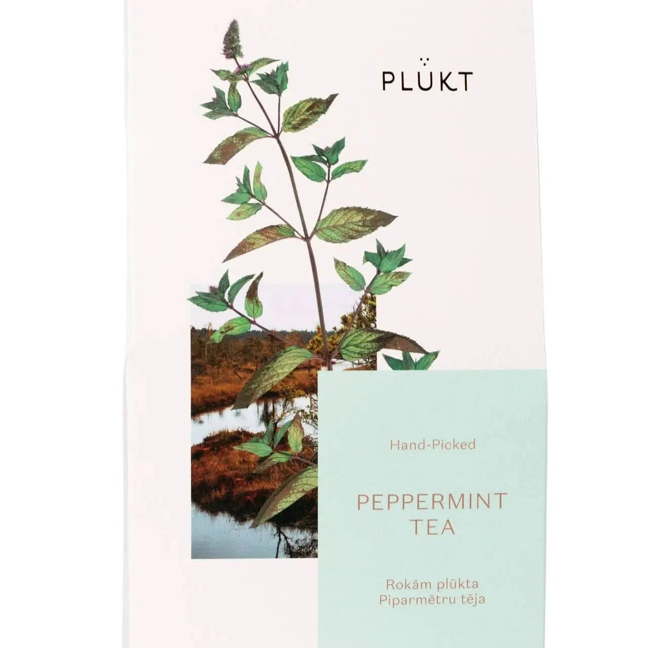 Peppermint Tea -  whole loose leaves, Nordic mint-Plūkt-infusion.organic