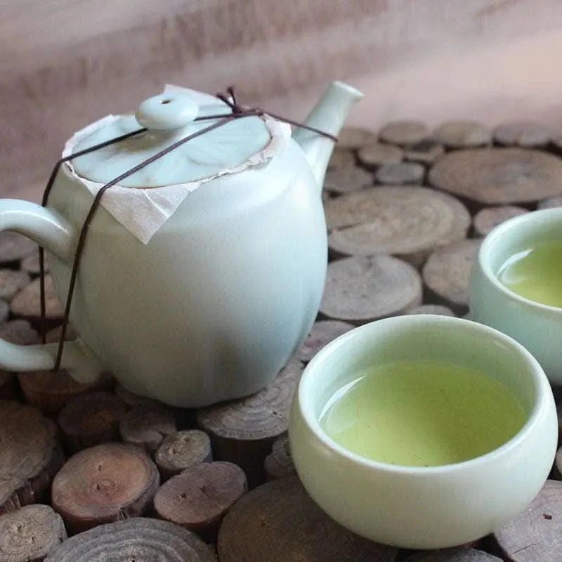 Ru Lotus porcelain teapot Lin's Ceramics Studio 250 ml - Teapot - Set, Teapot - infusion.organic