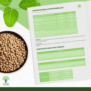 Protéines de soja bio poudre - Bioptimal Bioptimal Nutrition sportive infusion.organic