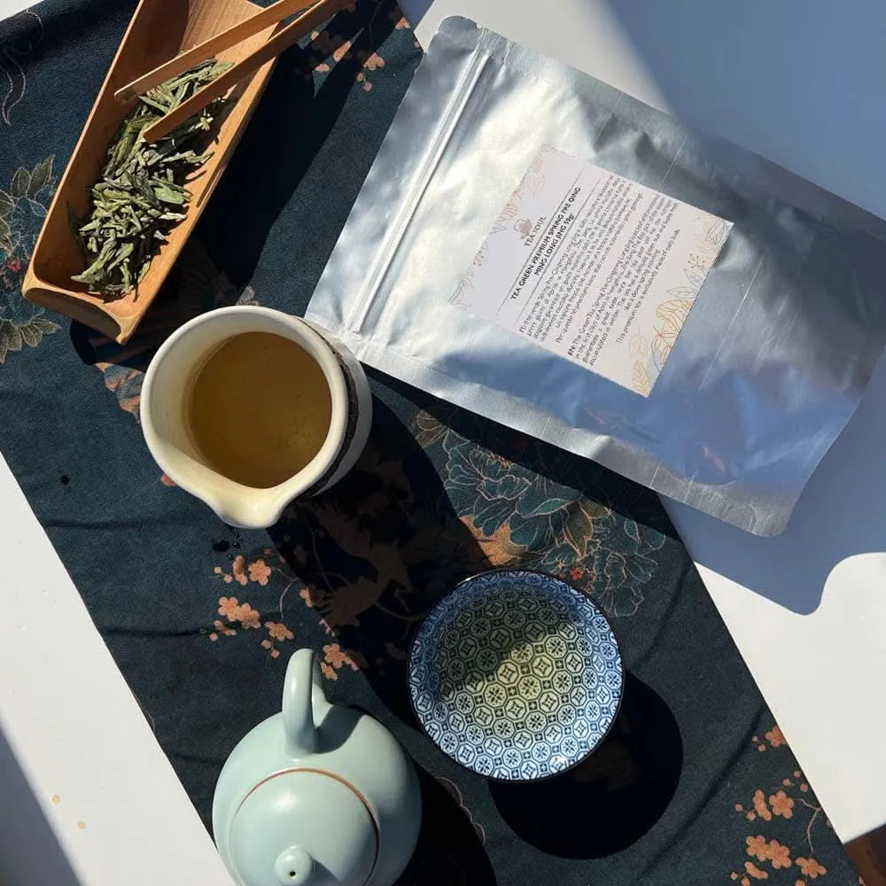 Premium Spring Pre-Qing Ming Long Jing Green Tea - Green Tea - - infusion.organic