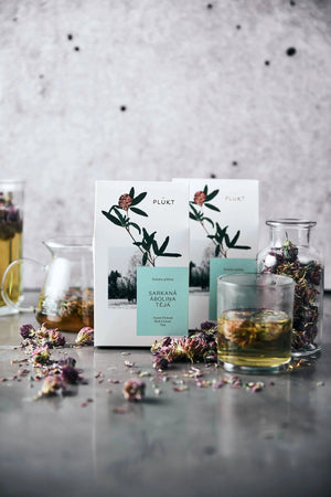 Red Clover Tea -loose tea,wellness tea,organic herbal tea-Plūkt-infusion.organic
