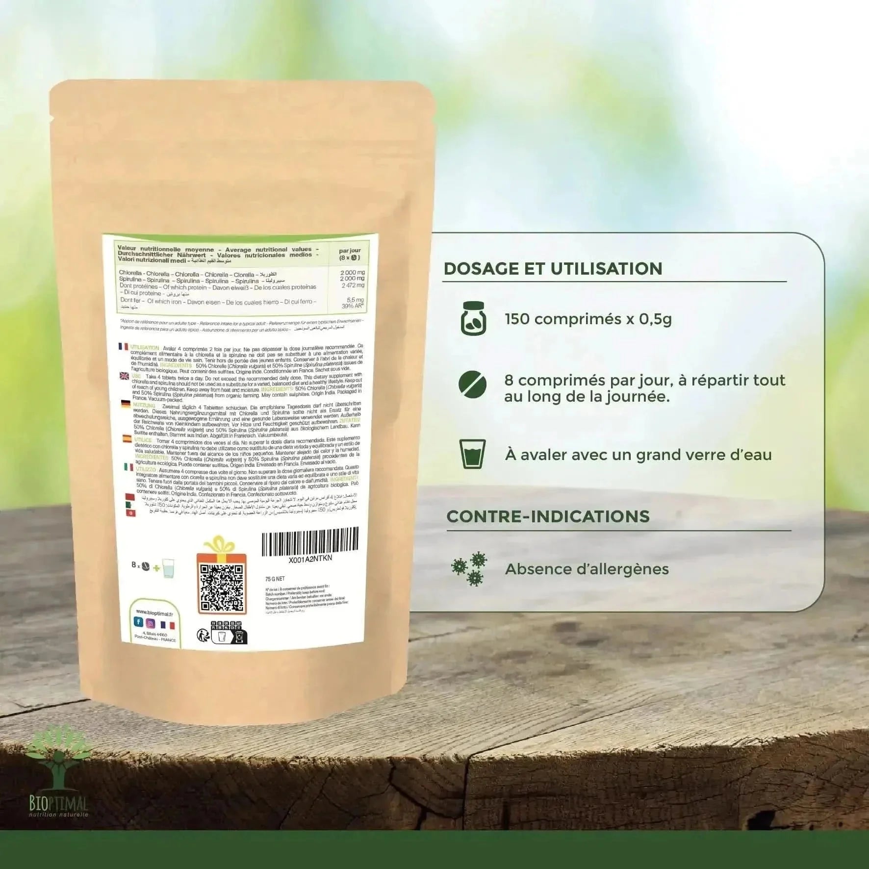 spirulina & chlorella - tablets - Supplements - Minerals, Supplements - infusion.organic