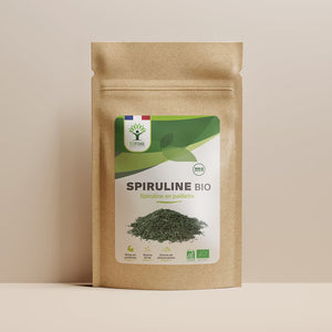 Spiruline bio paillettes -  Bioptimal Bioptimal Superaliment infusion.organic