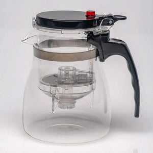 Glass mug with press filter 500ml - Teapot - Teapot - infusion.organic