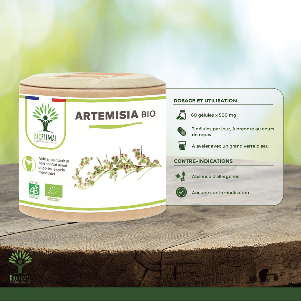 Artémisia bio gélules - Bioptimal Bioptimal Complément alimentaire infusion.organic