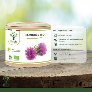 Bardane bio gélules - Bioptimal Bioptimal Complément alimentaire infusion.organic