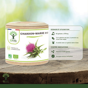 Chardon-Marie bio gélules - Bioptimal Bioptimal Complément alimentaire infusion.organic