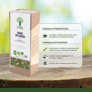 Marc de raisin bio -  Bioptimal Bioptimal Infusion infusion.organic