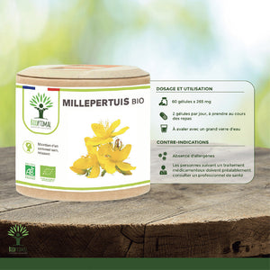Millepertuis bio gélules -  Bioptimal Bioptimal Complément alimentaire infusion.organic