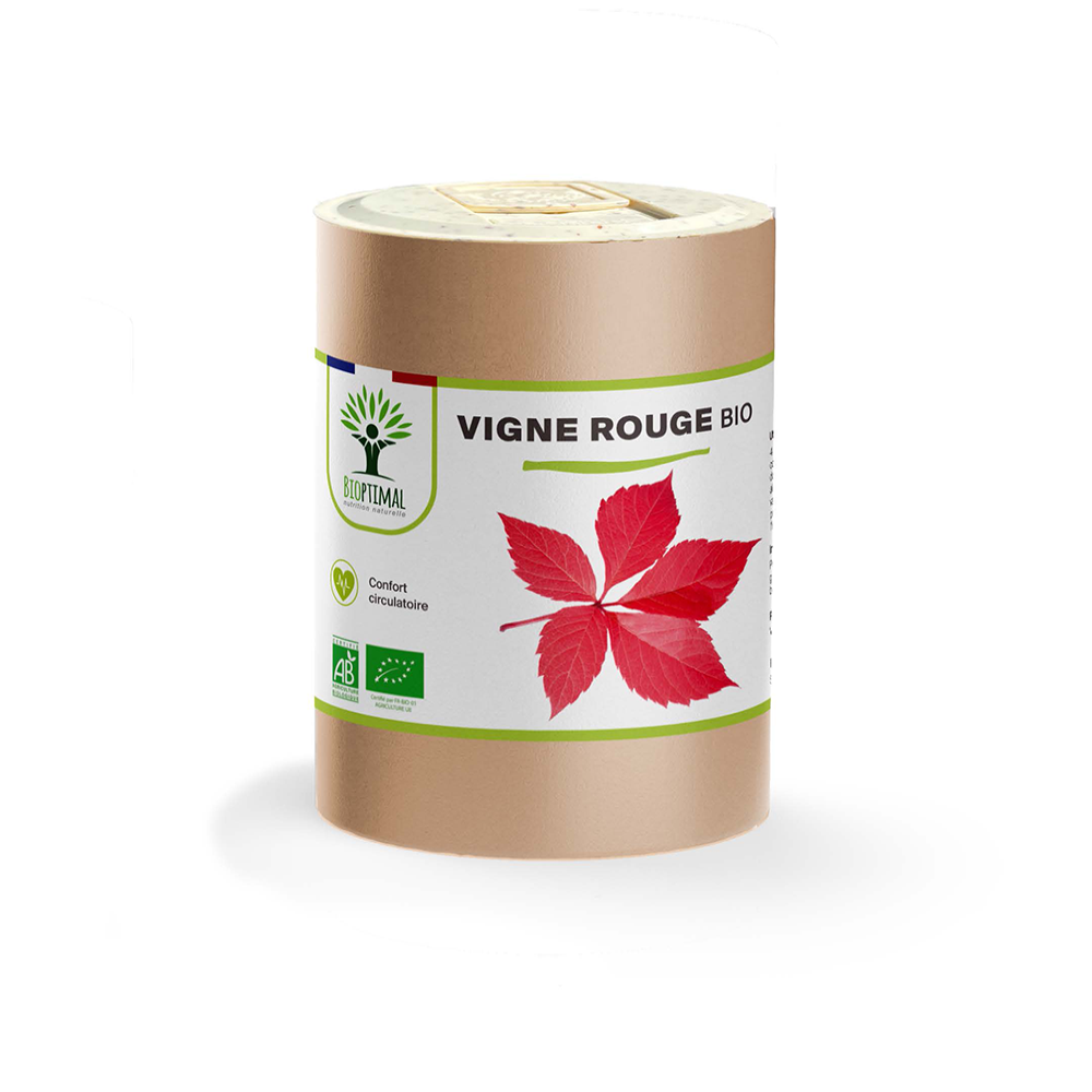Vigne rouge bio gélules -  Bioptimal Bioptimal Complément alimentaire infusion.organic
