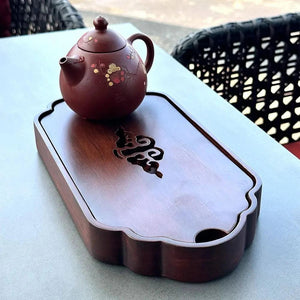 Yixing Brown Clay Teapot with Flowers 210ml - Teapot - Accessories - infusion.organic