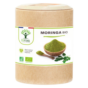 Organic Moringa - Dietary supplement - in capsules Supplement Bioptimal infusion.organic