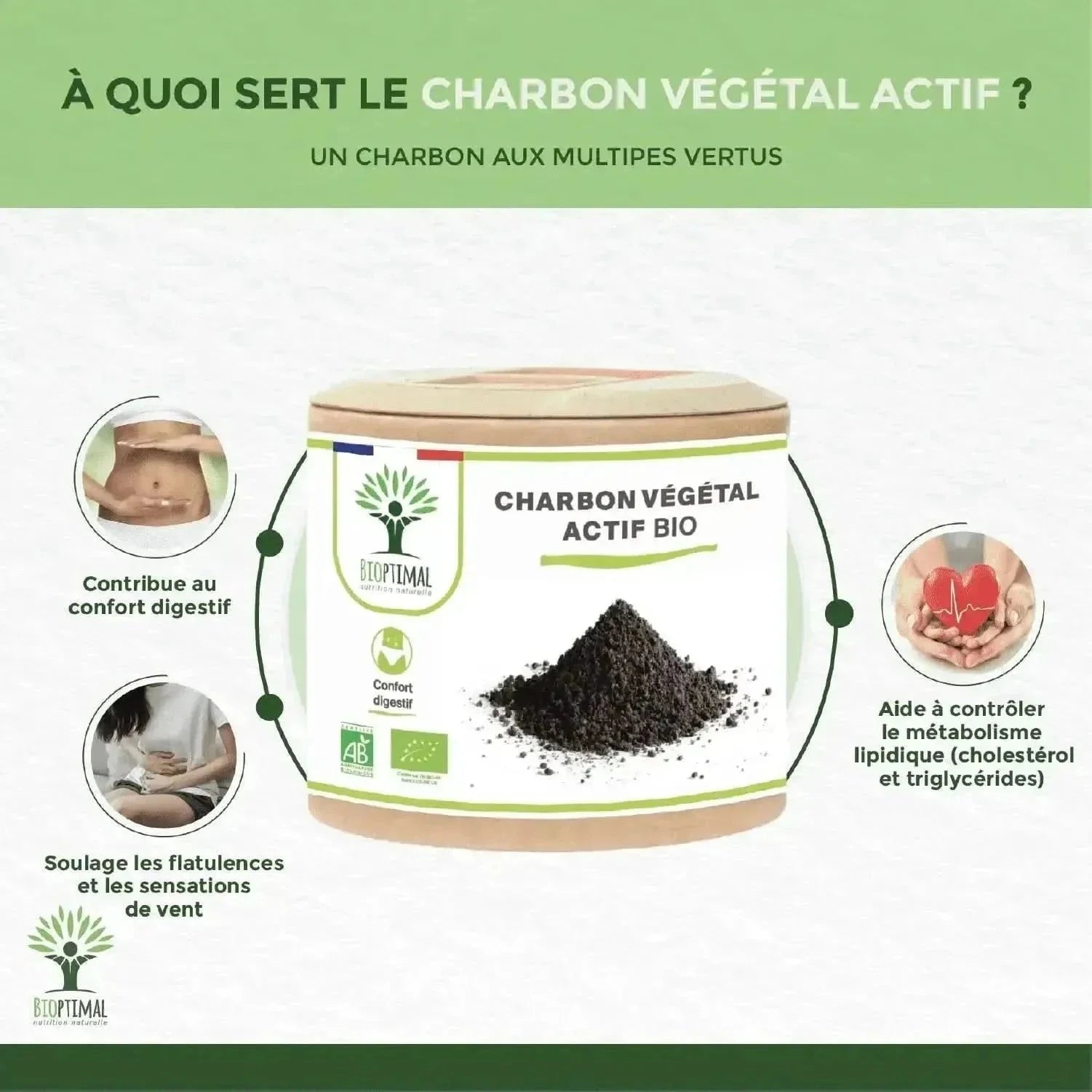 active vegetable carbon - capsules - Supplements - Supplements - infusion.organic