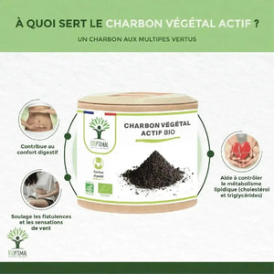 active vegetable carbon - capsules - Supplements - Supplements - infusion.organic