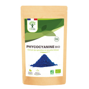 Organic Phycocyanin - Blue Spirulina Extract Powder Supplement Bioptimal infusion.organic