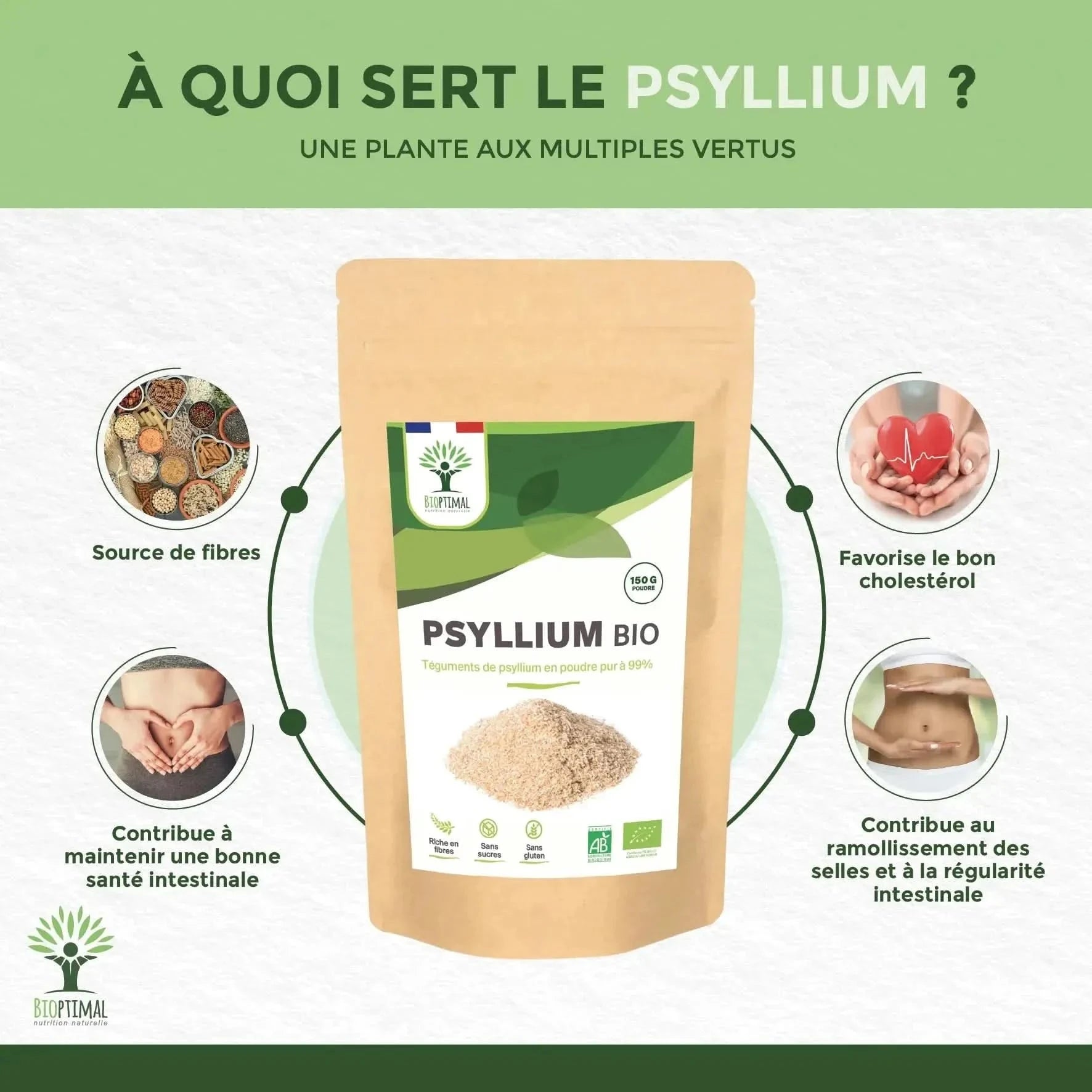 blond psyllium powder - Supplements - Supplements - infusion.organic