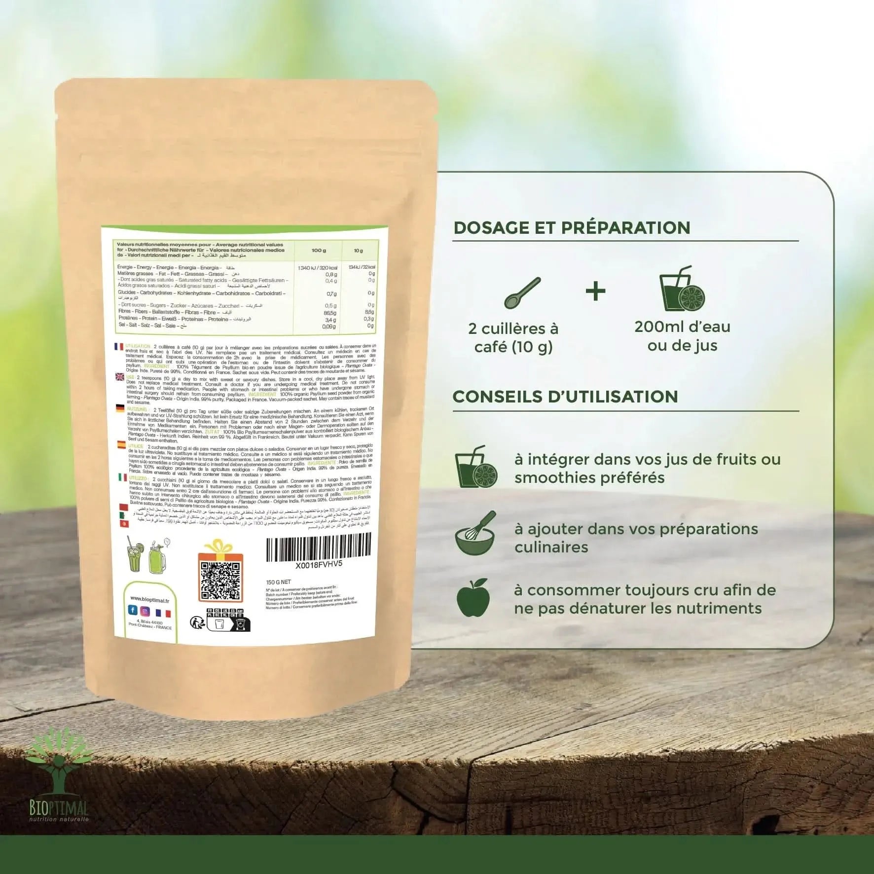 blond psyllium powder - Supplements - Supplements - infusion.organic