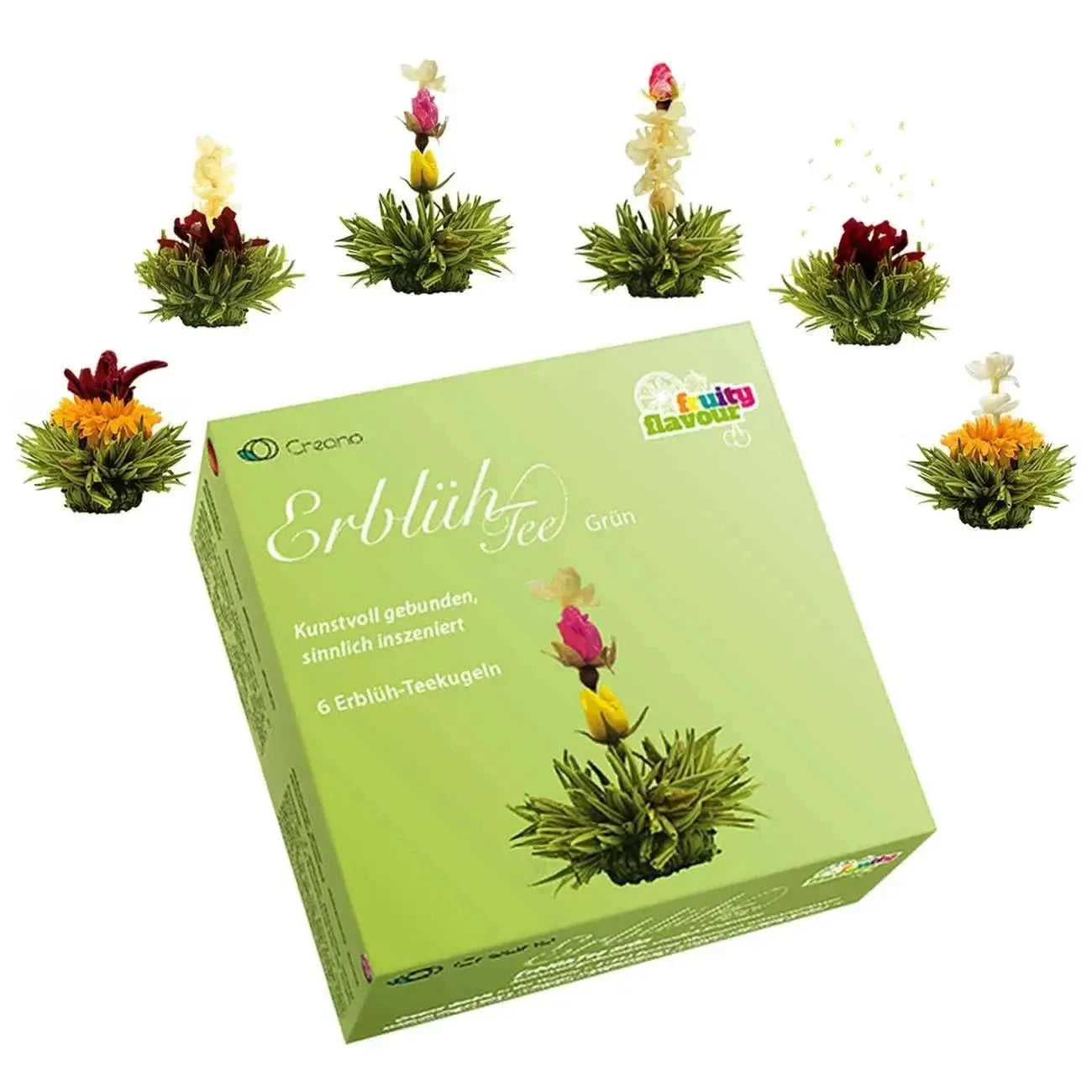 Tea Flower Mix Blossom Tea Fruity Flavor - Blooming Tea - Blooming Tea, Green Tea - infusion.organic