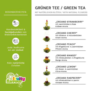 Tea Flower Mix Blossom Tea Fruity Flavor - Blooming Tea - Blooming Tea, Green Tea - infusion.organic
