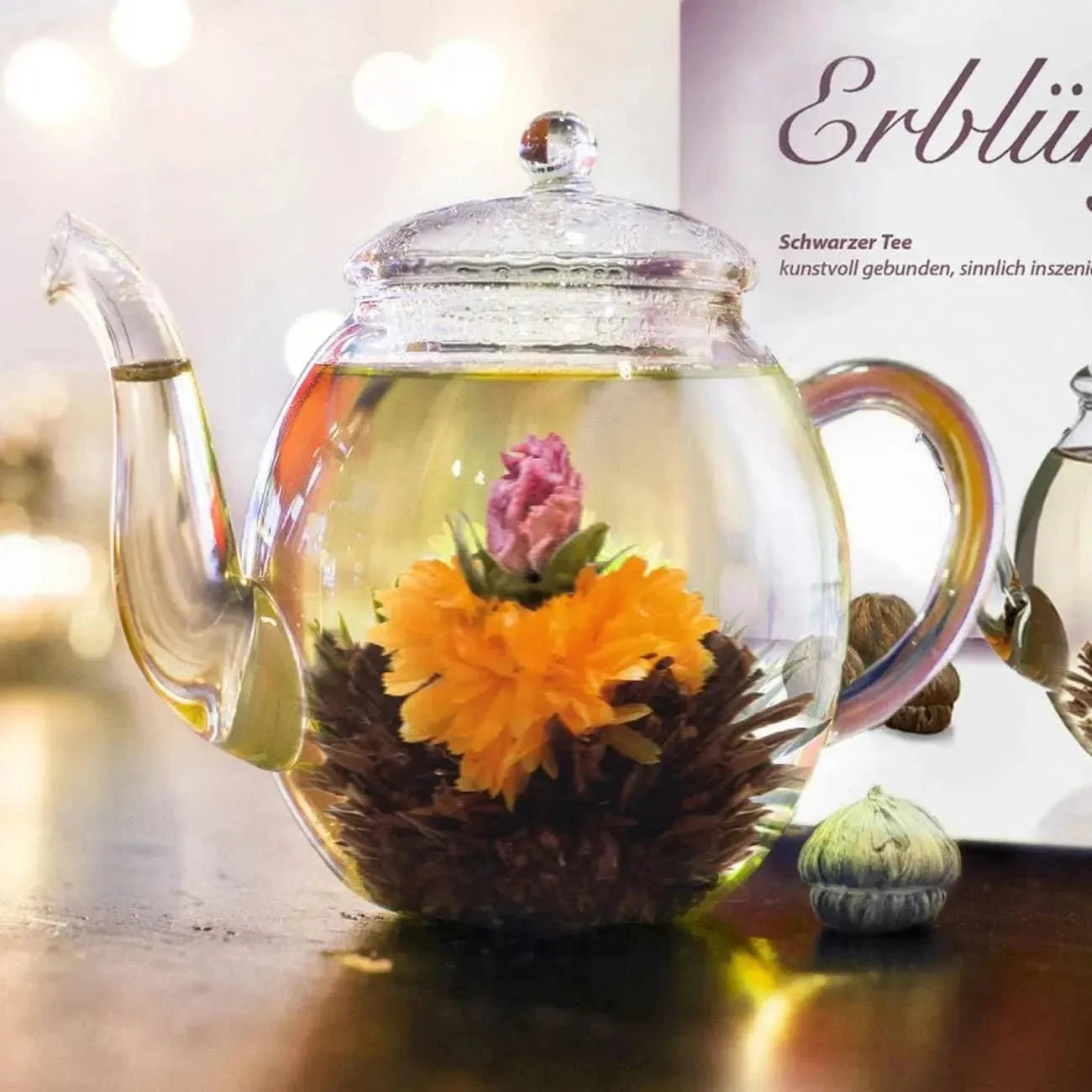 Magnetic box 6 blooming Black tea - Blooming Tea - Black Tea, Blooming Tea - infusion.organic