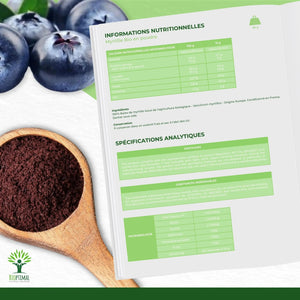 Blueberry Powder - Dried Fruits - Supplements - infusion.organic