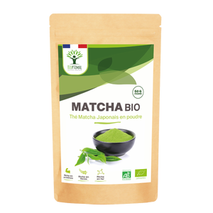 Organic Japanese Matcha Tea Powder - Packaged in France Supplement Bioptimal infusion.organic