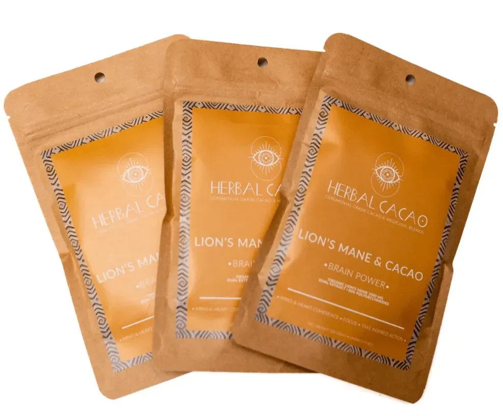 Brain Power Lion's Mane & Ceremonial Cacao - Cacao - Cacao - infusion.organic