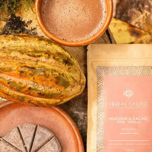 Pasion Mucuna, Ceremonial Cacao, Rose, Vanilla - Cacao - Cacao - infusion.organic