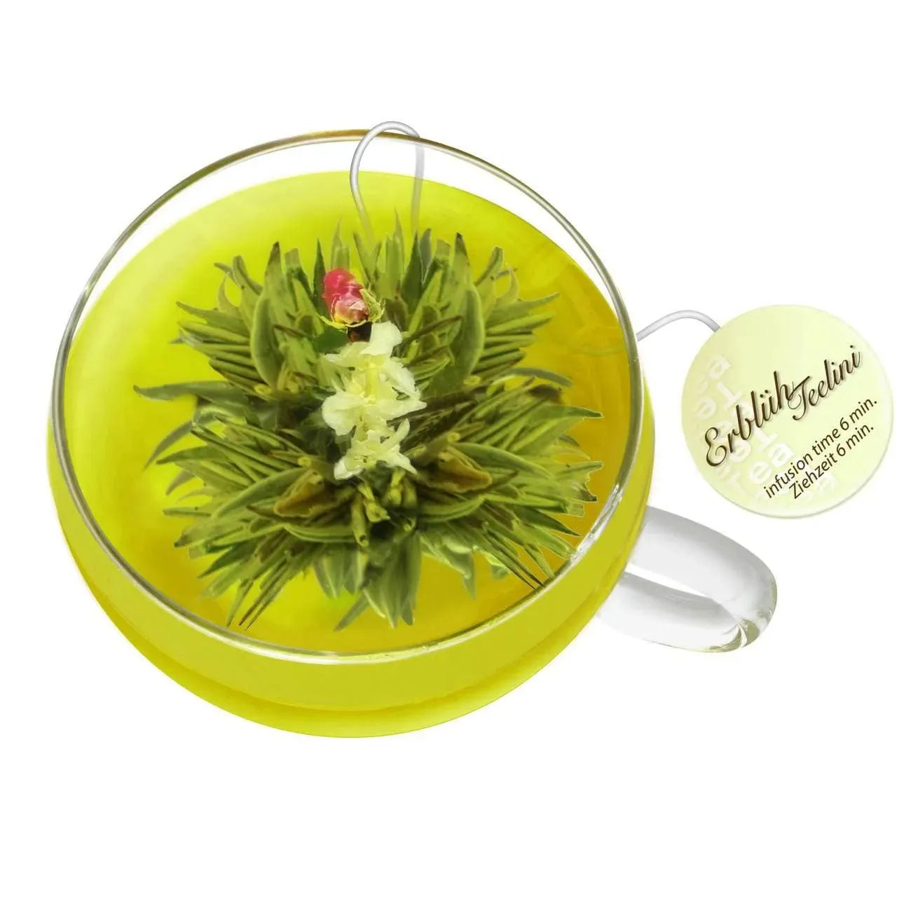 Creano “ErblühTeelini” 8 tea flowers in 4 varieties (green tea) Blooming Tea Creano Tisan - infusion.organic