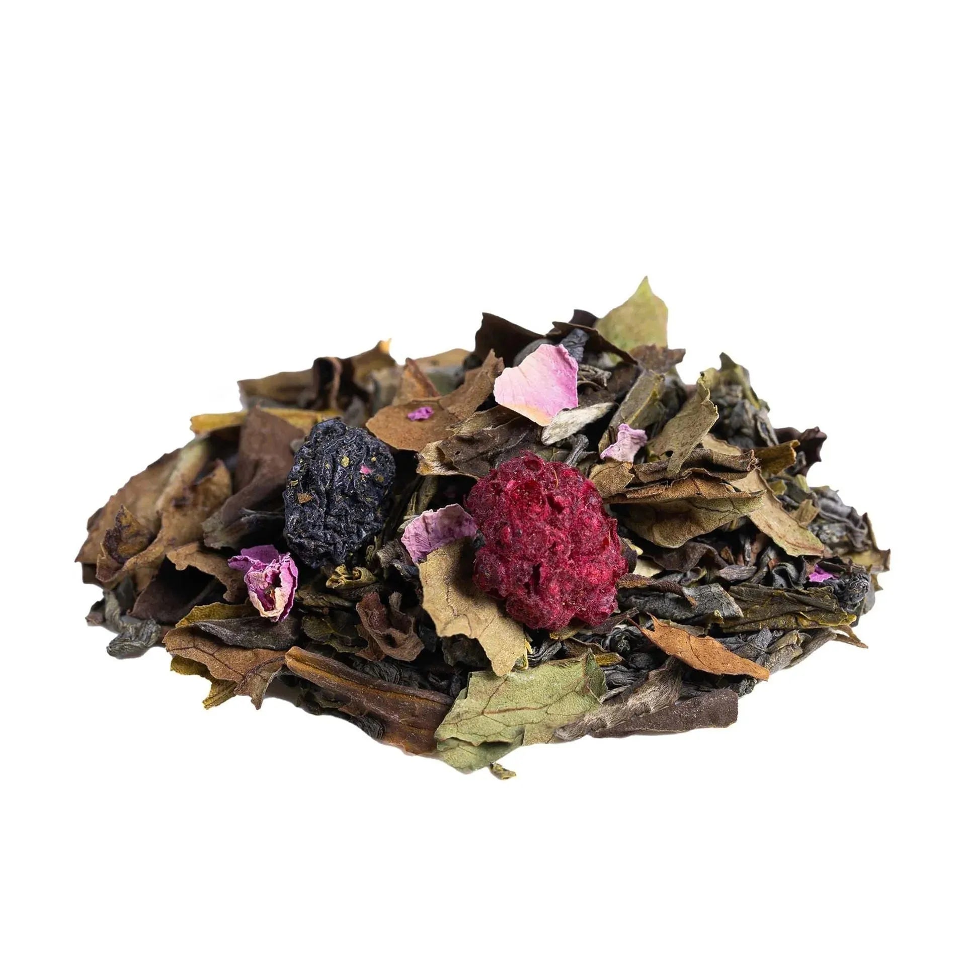 Currant Raspberry Rose Green Tea Infuzion Tisan - infusion.organic