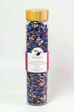 Starry Night: Edible Flower Petals: Cornflower - Edible Flowers - Edible Flowers - infusion.organic