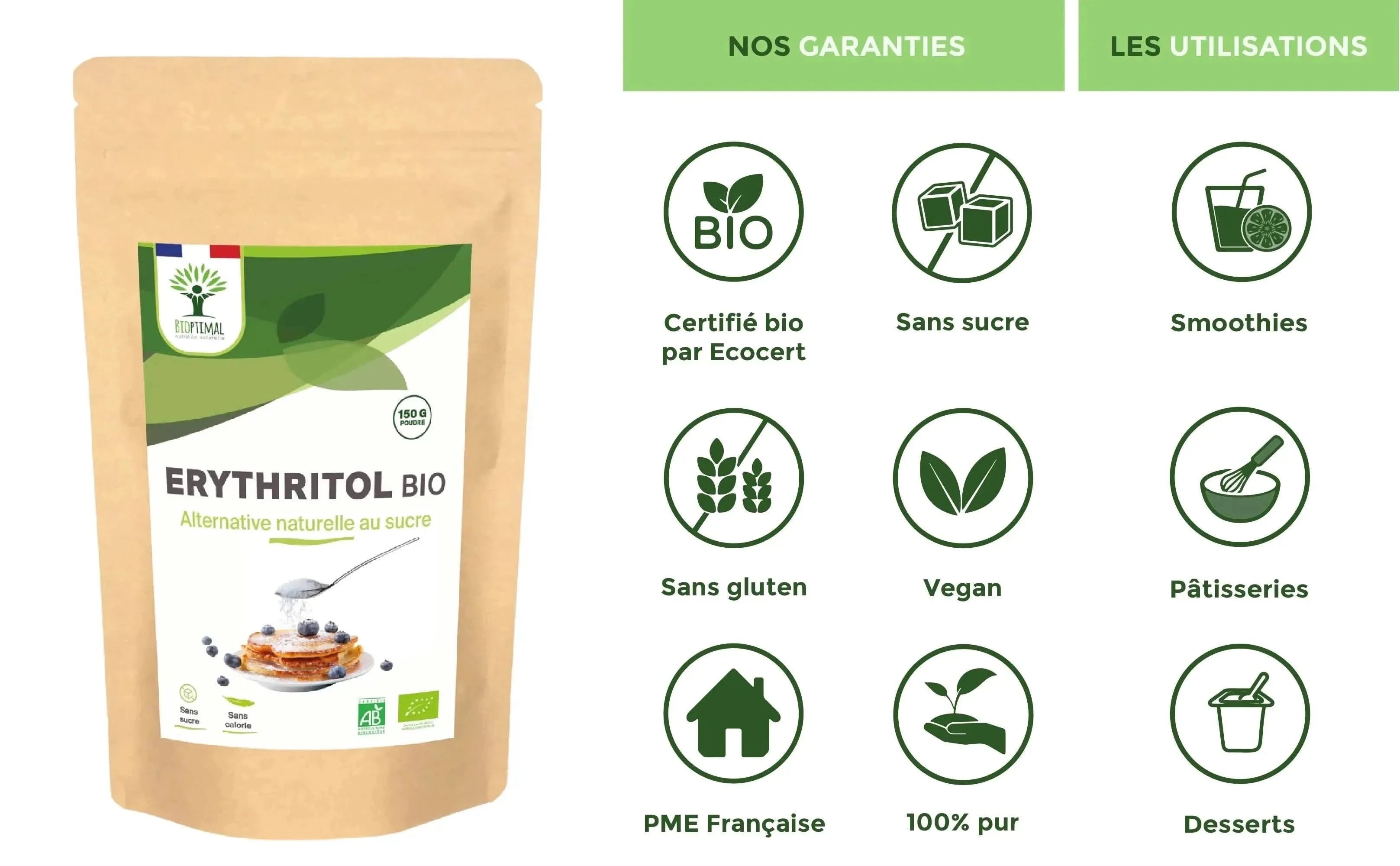 erythritol powder - Supplements - Supplements - infusion.organic