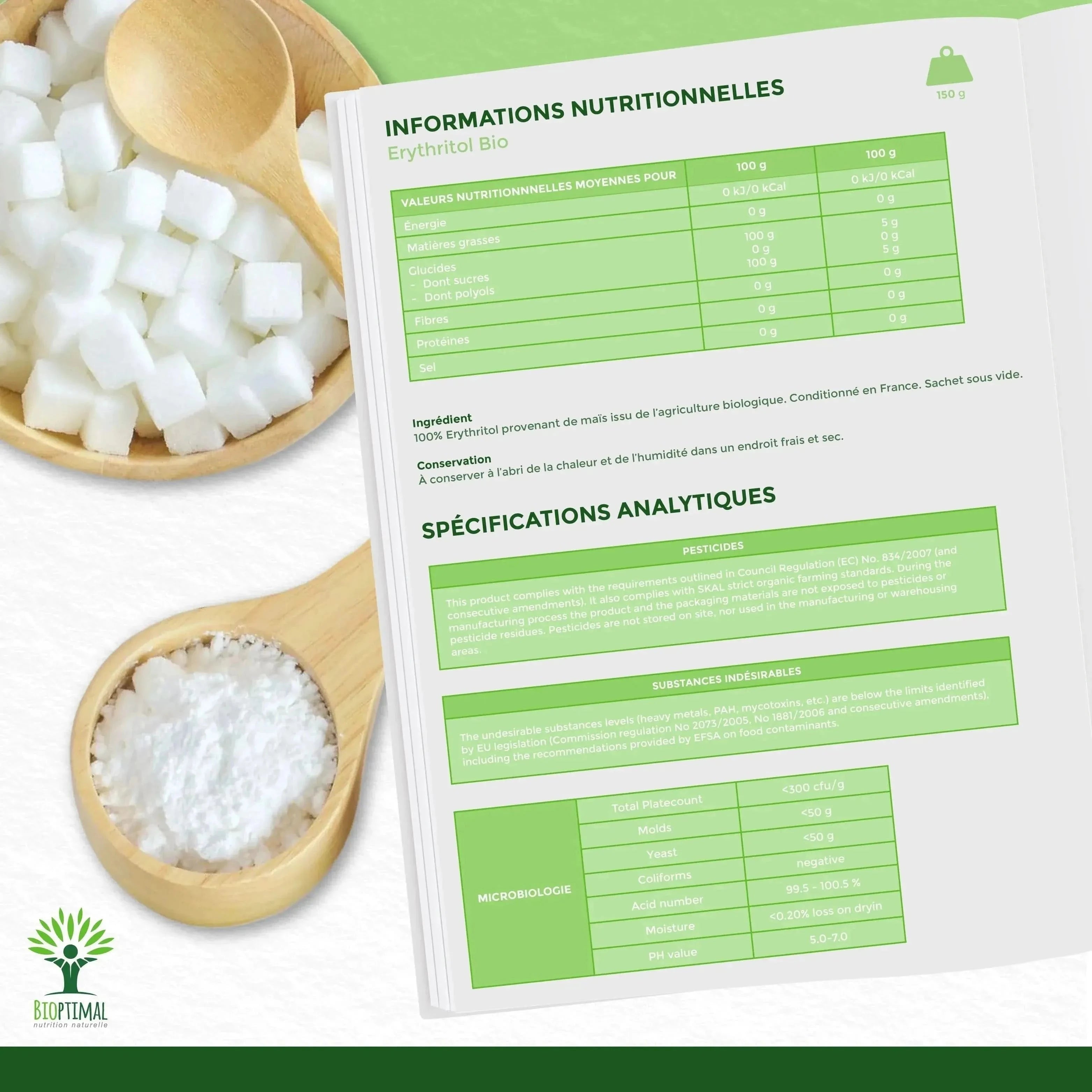 erythritol powder - Supplements - Supplements - infusion.organic