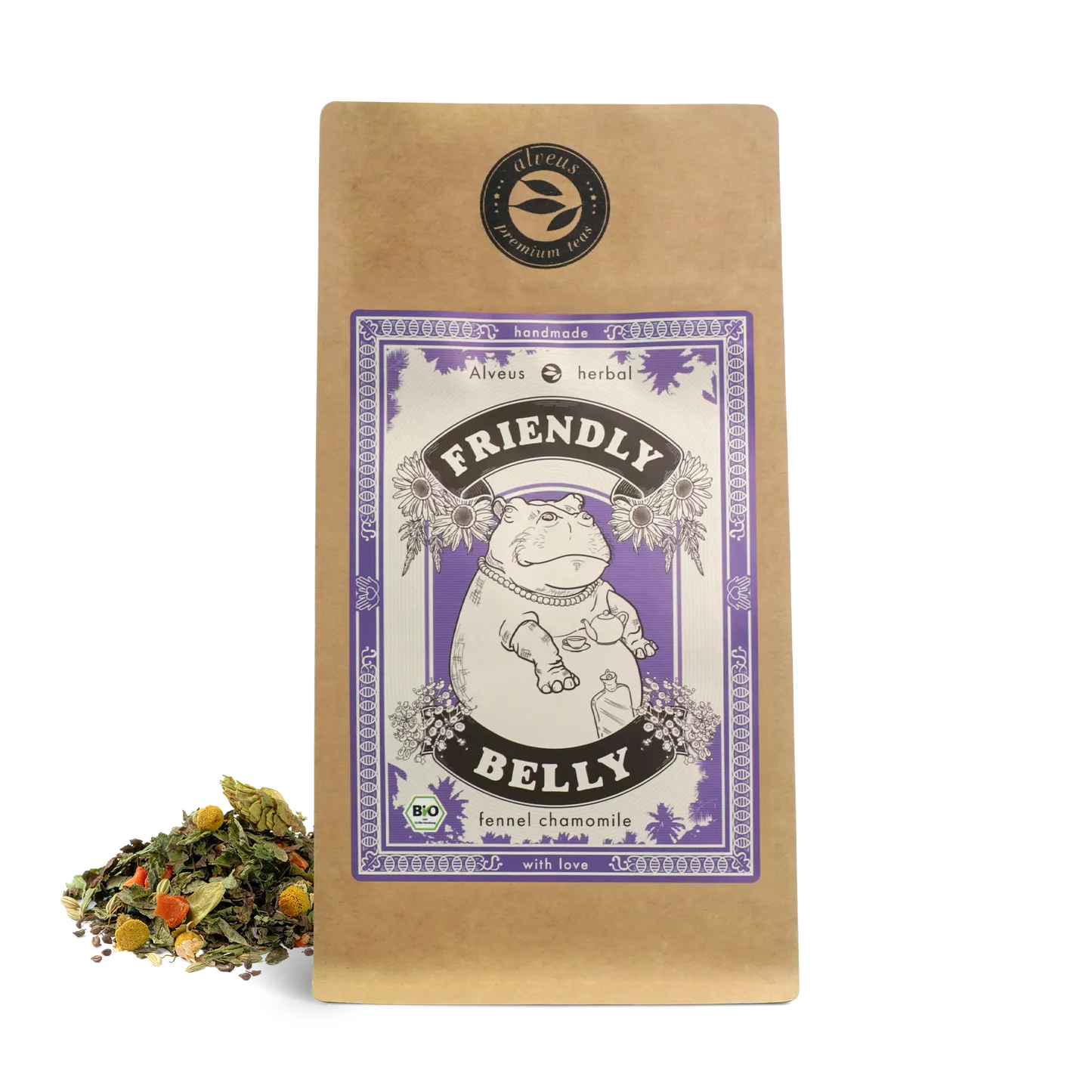 Friendly Belly ORGANIC Herbal tea Alveus infusion.organic