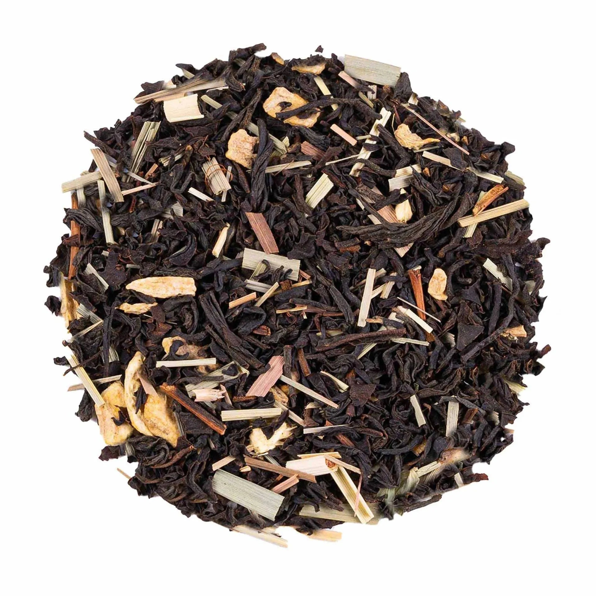 Ginger Lemon Assam Black Tea Infuzion Tisan - infusion.organic