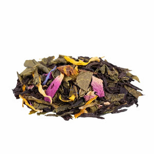 Flowery Powder - Green Tea - Black Tea, Fruity blend - infusion.organic