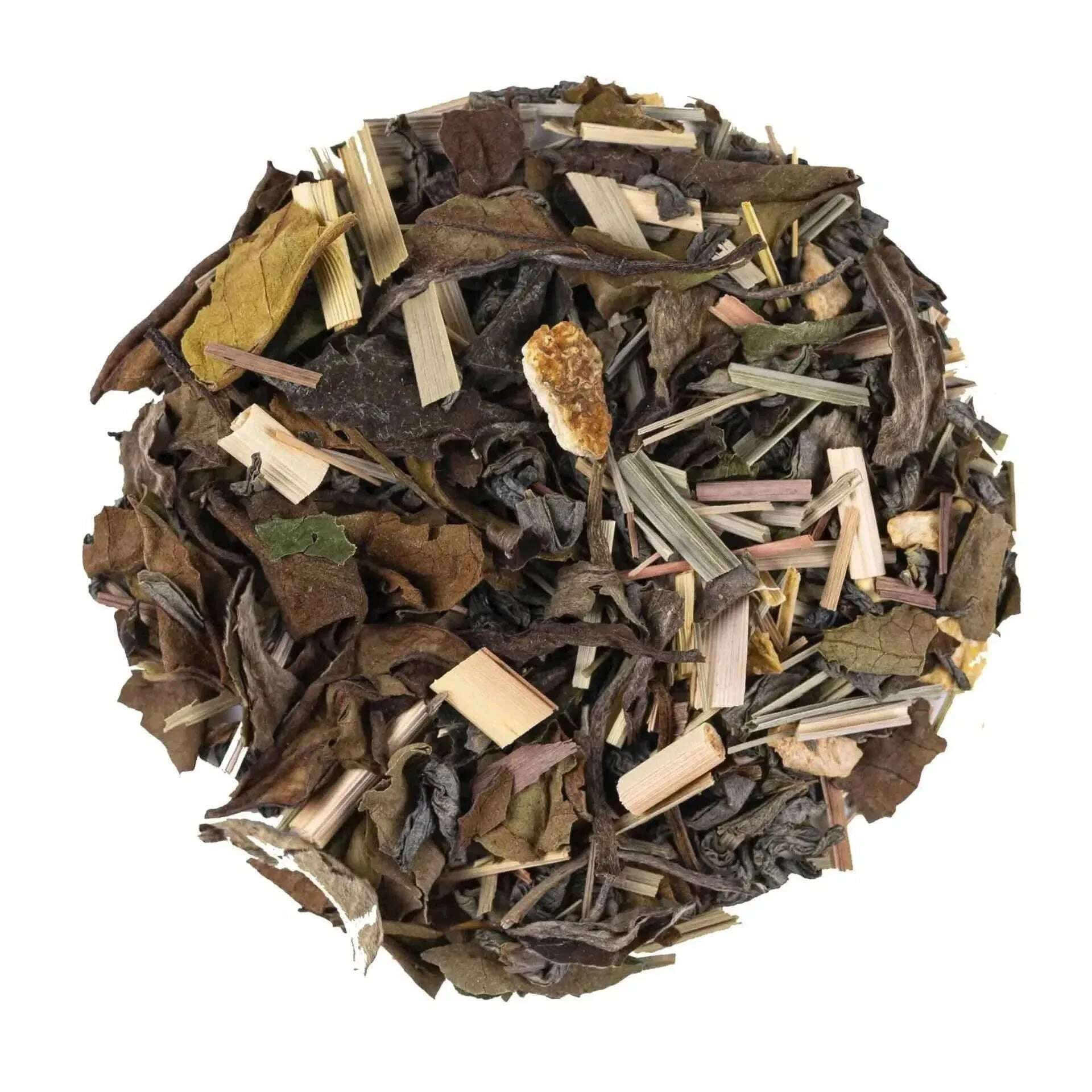Ginger Lemon Peels - Green Tea - Green Tea, Rooibos & Honeybush - infusion.organic