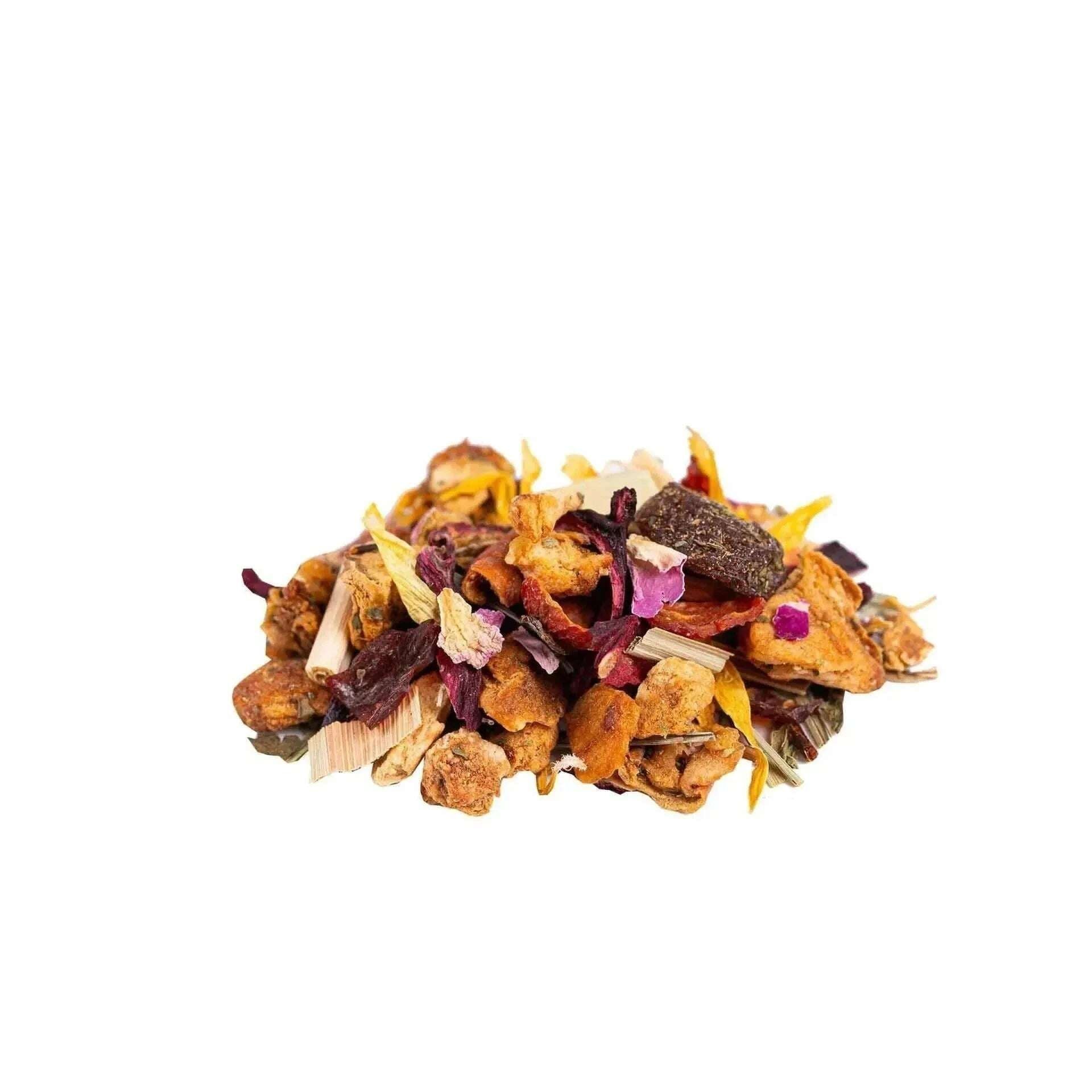 Hibiscus Peach - Green Tea - Fruity blend, Herbal tea, Rooibos & Honeybush - infusion.organic