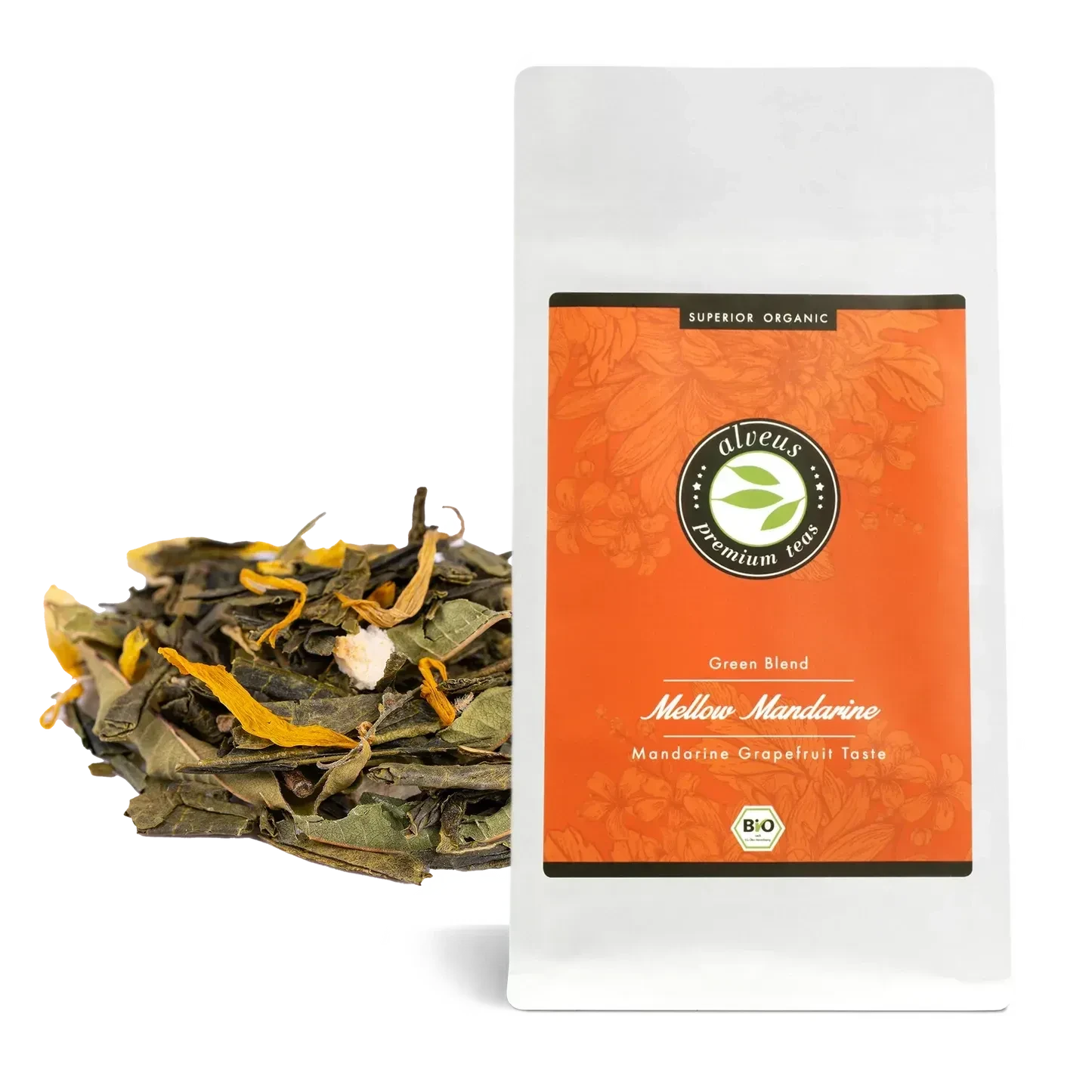 Mellow Mandarine ORGANIC - Green tea - Branded - infusion.organic