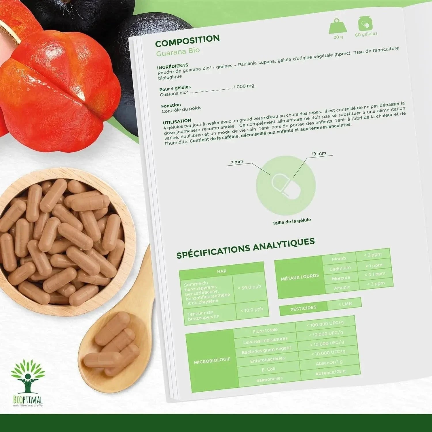 Guarana Bio - capsules - Supplements - Supplements - infusion.organic
