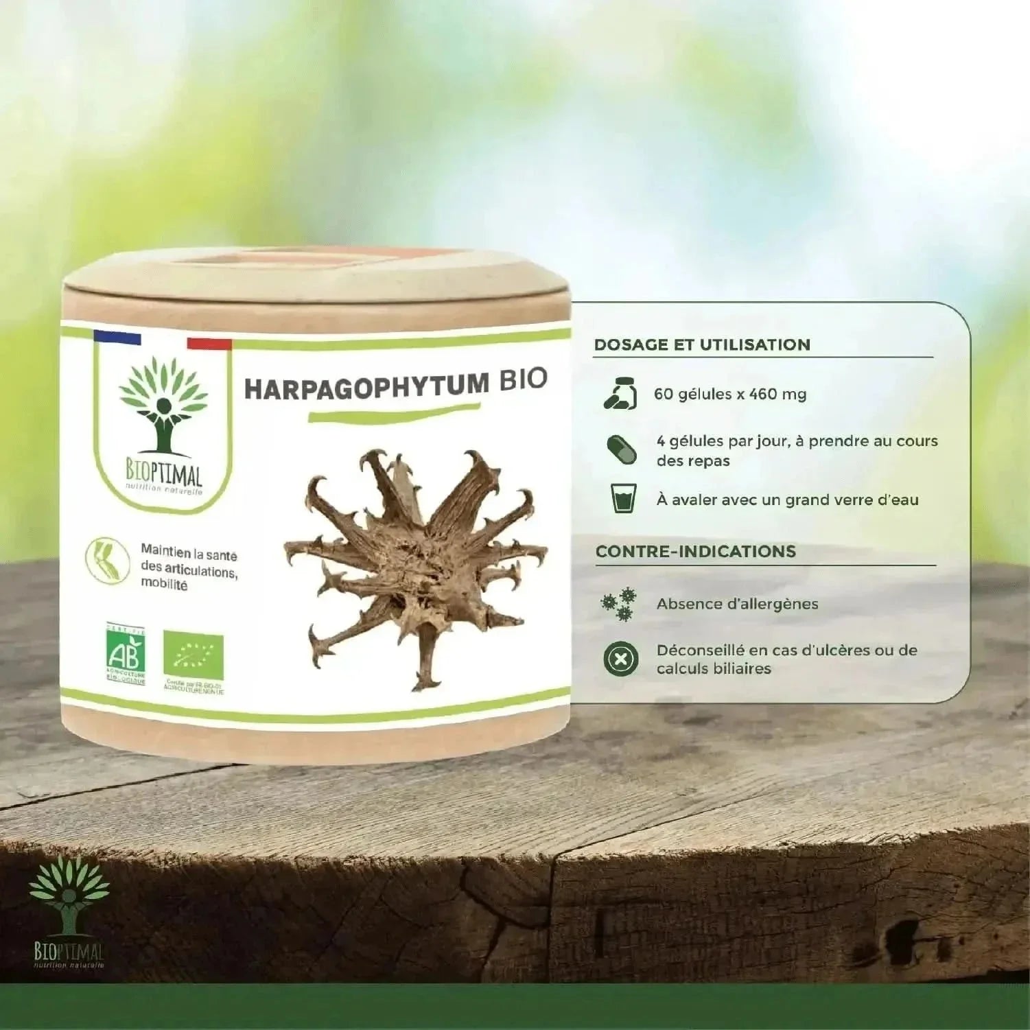 Harpagophytum Bio - capsules - Supplements - Adaptogens, Supplements - infusion.organic