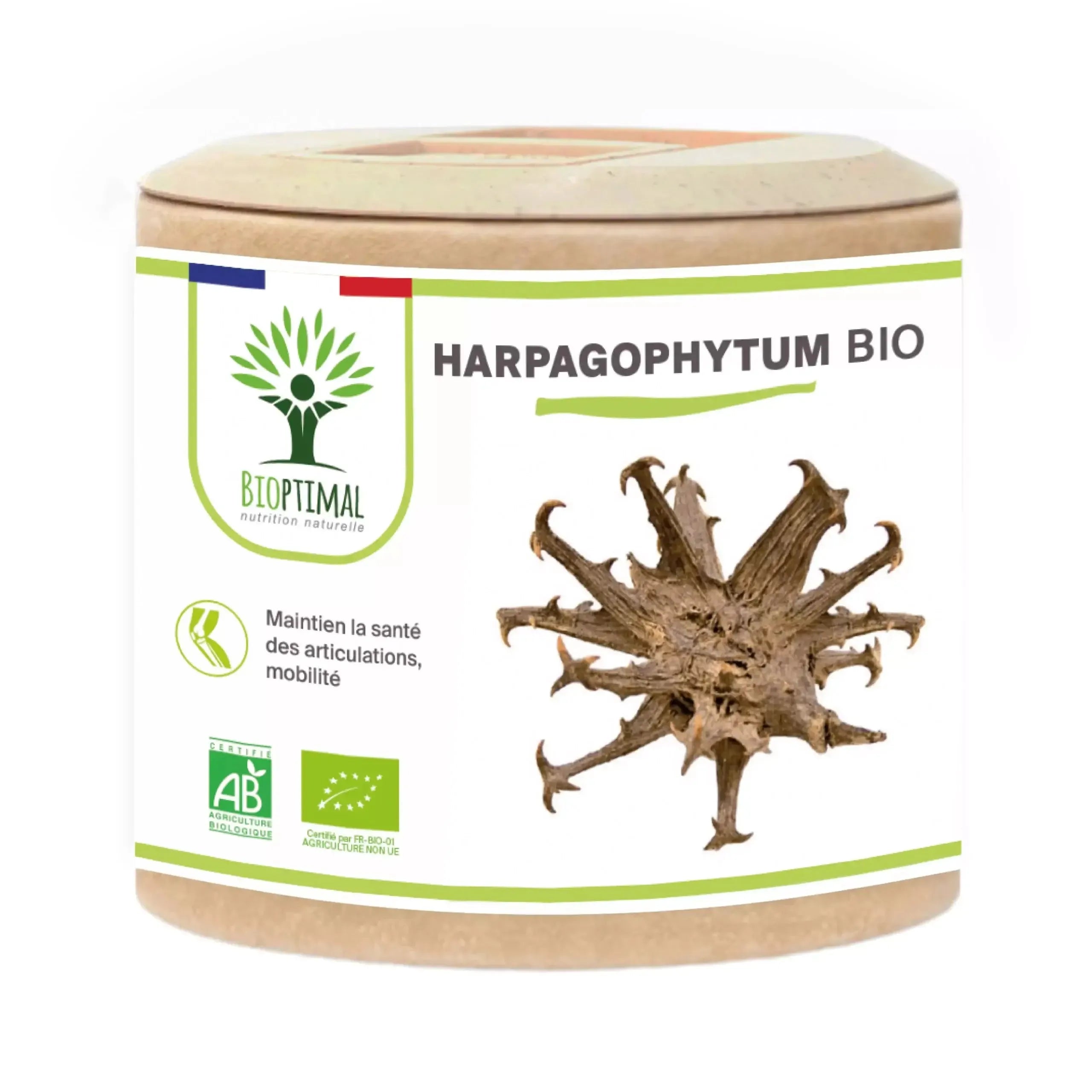 Harpagophytum Bio - Dietary supplement - in capsules Supplement Bioptimal Tisan - infusion.organic