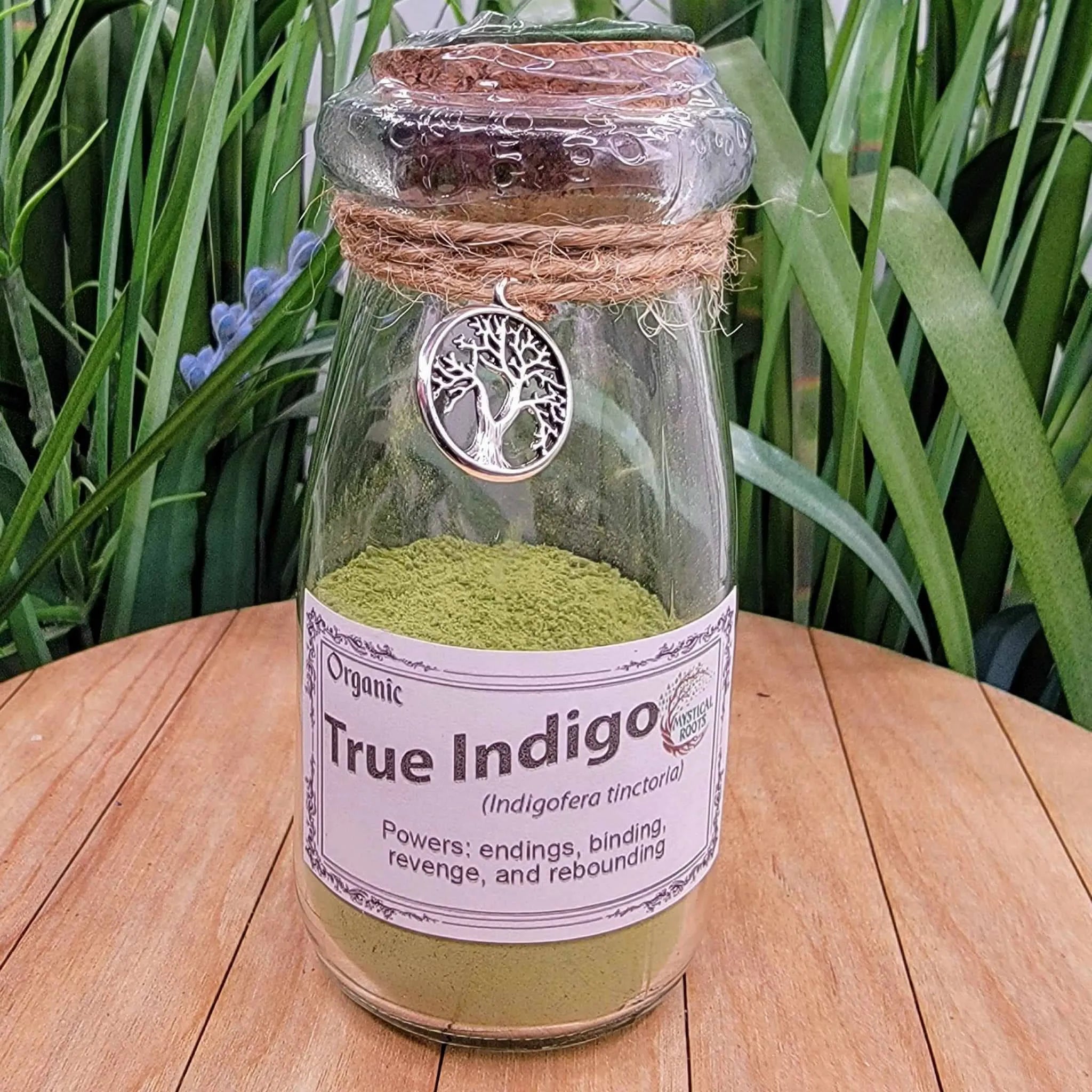 Herb Jar - True Indigo Magical Tea Mystical Roots Tisan - infusion.organic