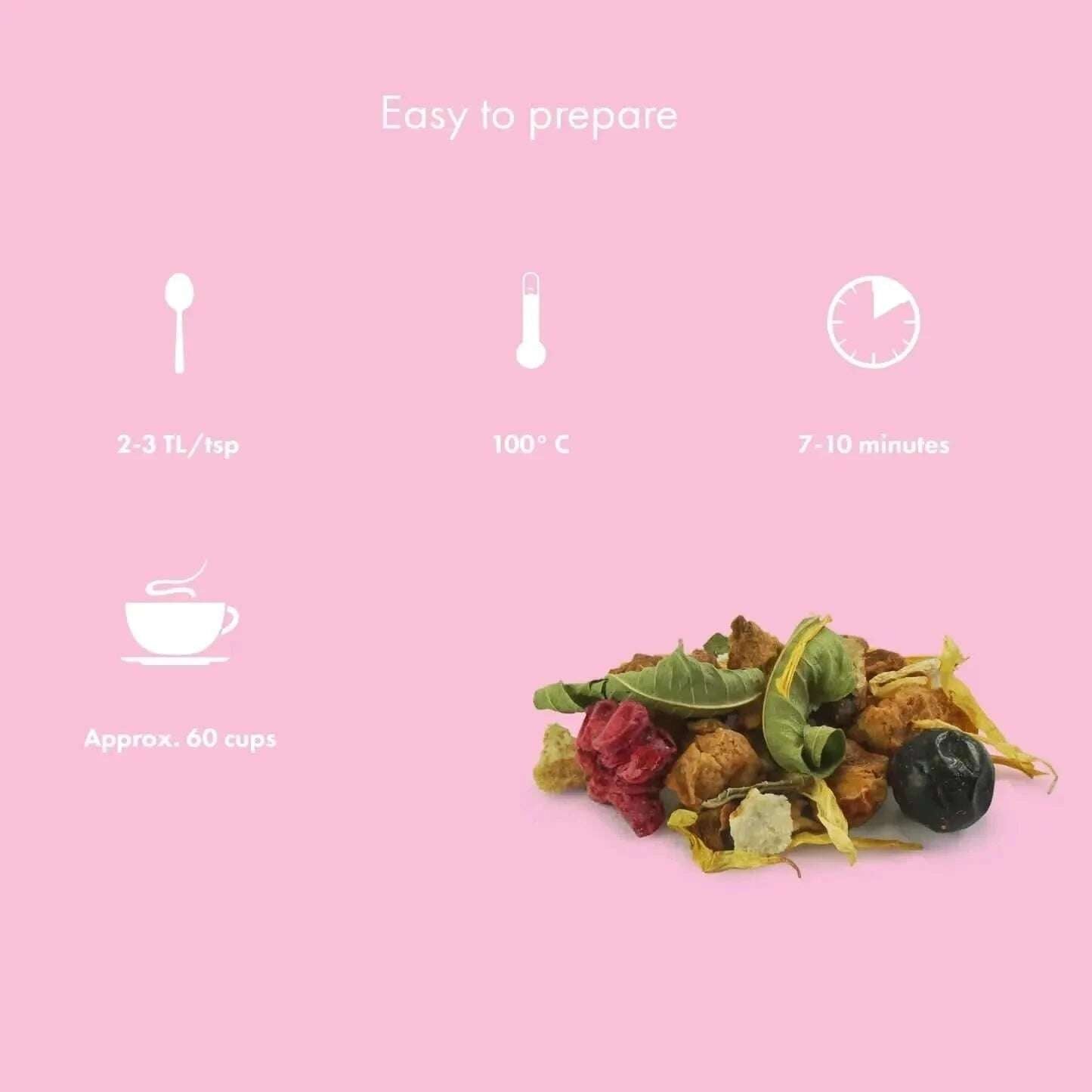Jelly Berry ORGANIC - Herbal tea - Branded, Fruity blend, Rooibos & Honeybush - infusion.organic