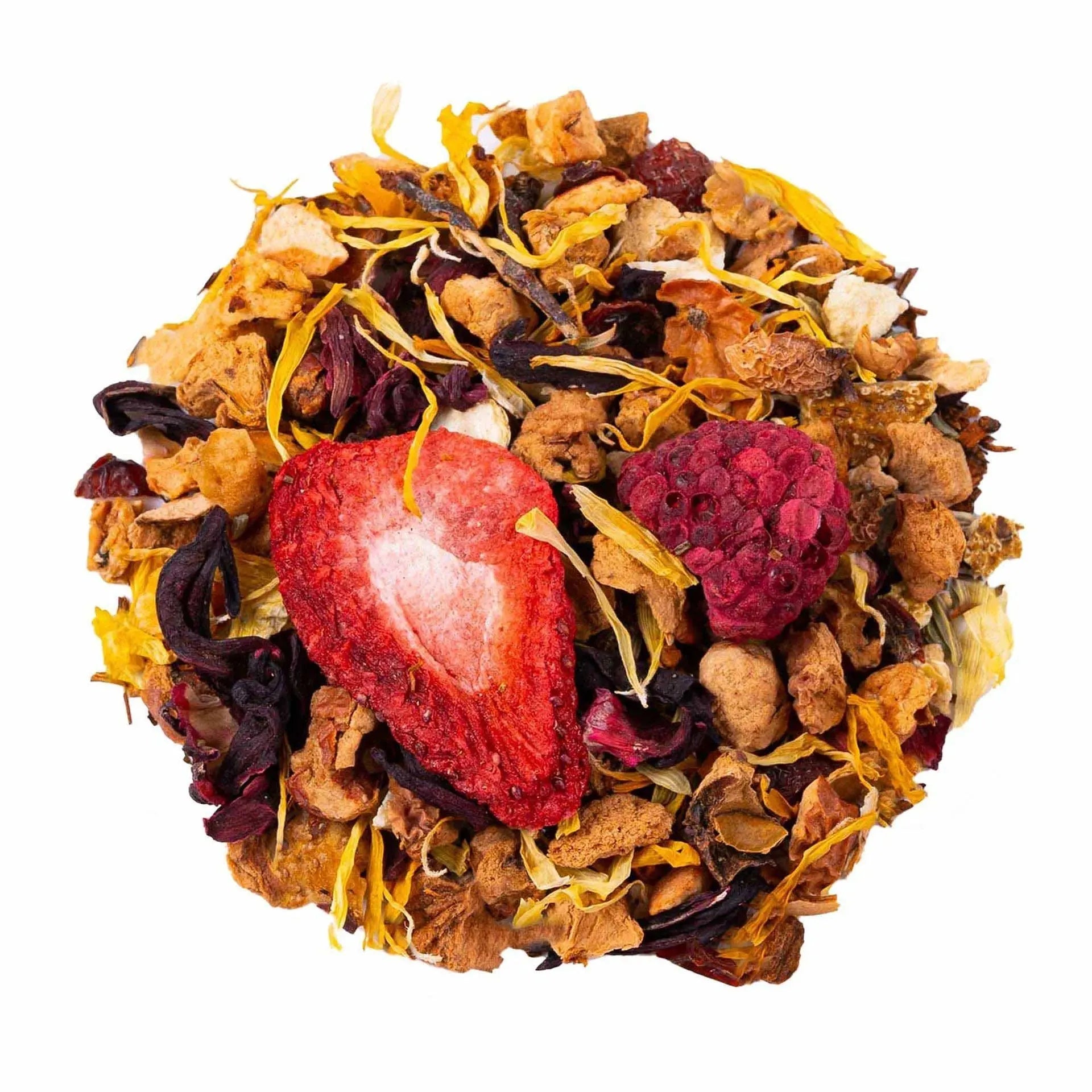 High Spirits Fruit Blend Infuzion Tisan - infusion.organic